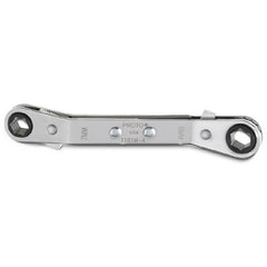‎Proto Offset Double Box Reversible Ratcheting Wrench 7 × 8 mm - 6 Point - Exact Tool & Supply