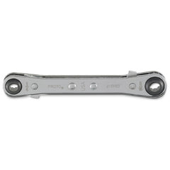 ‎Proto Double Box Reversible Ratcheting Wrench 1/4″ × 5/16″ - 12 Point - Exact Tool & Supply