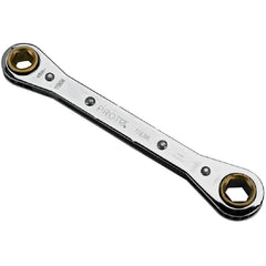 ‎Proto Double Box Ratcheting Wrench 7 × 8 mm - 6 Point - Exact Tool & Supply