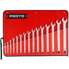 ‎Proto 15 Piece Satin Combination ASD Wrench Set - 12 Point - Exact Tool & Supply