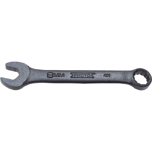 ‎Proto Black Oxide Metric Short Combination Wrench 8 mm - 12 Point - Exact Tool & Supply