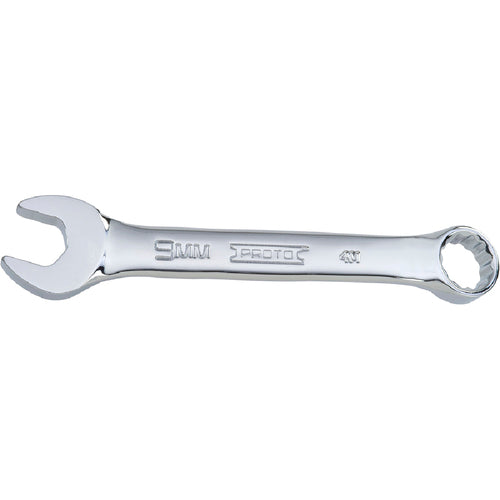 ‎Proto Full Polish Metric Short Combination Wrench 9 mm - 12 Point - Exact Tool & Supply