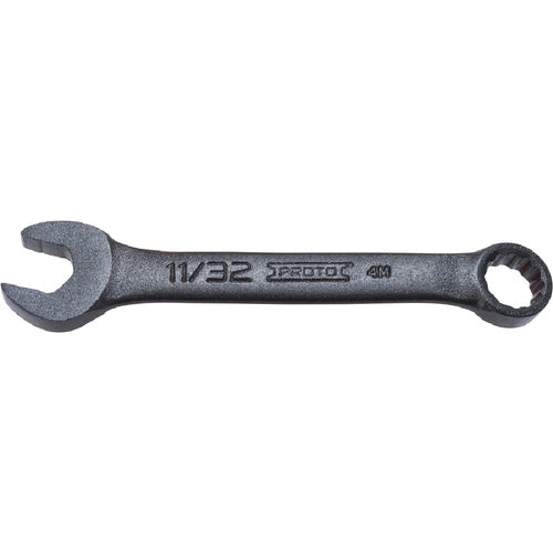 ‎Proto Black Oxide Short Combination Wrench 11/32″ - 12 Point - Exact Tool & Supply