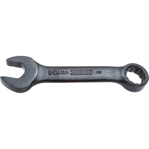 ‎Proto Black Oxide Metric Short Combination Wrench 14 mm - 12 Point - Exact Tool & Supply