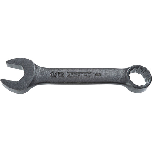 ‎Proto Black Oxide Short Combination Wrench 1/2″ - 12 Point - Exact Tool & Supply