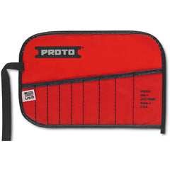 Proto Red Canvas 9-Pocket Tool Roll - Exact Tool & Supply