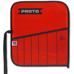 Proto Red Canvas 7-Pocket Tool Roll - Exact Tool & Supply