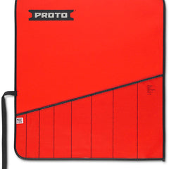 Proto Red Canvas 8-Pocket Tool Roll - Exact Tool & Supply