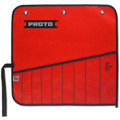 Proto Red Canvas 9-Pocket Tool Roll - Exact Tool & Supply