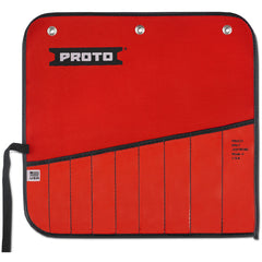 Proto Red Canvas 9-Pocket Tool Roll - Exact Tool & Supply