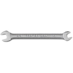 Proto Satin Open-End Wrench - 1/4″ × 5/16″ - Exact Tool & Supply