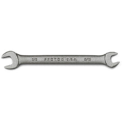 Proto Black Oxide Open-End Wrench - 5/16″ × 3/8″ - Exact Tool & Supply