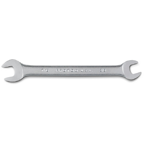 Proto Satin Open-End Wrench - 3/8″ × 7/16″ - Exact Tool & Supply