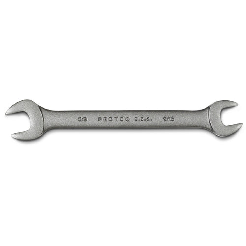 Proto Black Oxide Open-End Wrench - 9/16″ × 5/8″ - Exact Tool & Supply