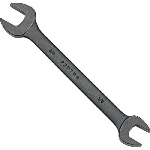 Proto Black Oxide Open-End Wrench - 1/2″ × 9/16″ - Exact Tool & Supply