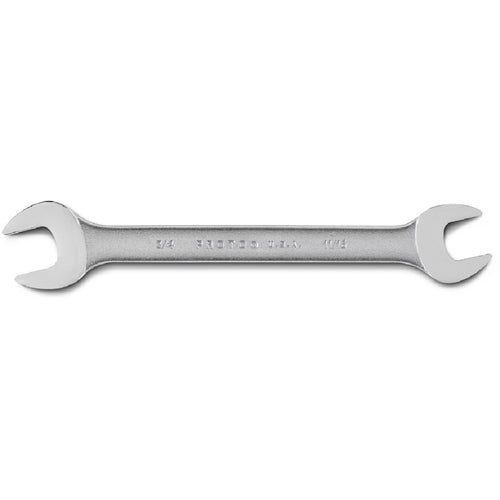Proto Satin Open-End Wrench - 11/16″ × 3/4″ - Exact Tool & Supply
