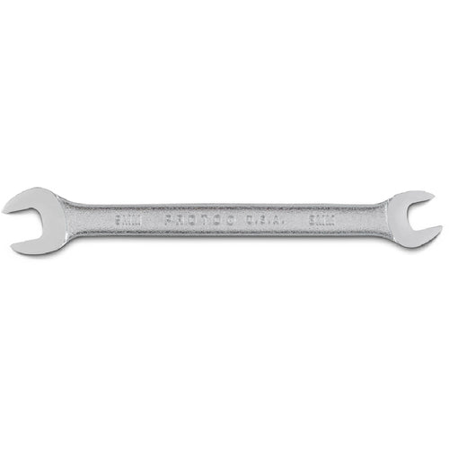 Proto Satin Open-End Wrench - 8 mm × 9 mm - Exact Tool & Supply