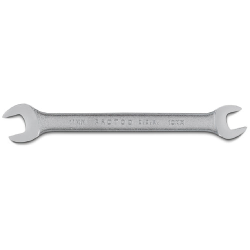 Proto Satin Open-End Wrench - 10 mm × 11 mm - Exact Tool & Supply