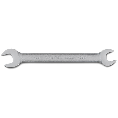 Proto Satin Open-End Wrench - 12 mm × 13 mm - Exact Tool & Supply