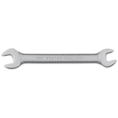 Proto Satin Open-End Wrench - 14 mm × 15 mm - Exact Tool & Supply