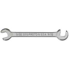 Proto Short Satin Angle Open-End Wrench - 9/32″ - Exact Tool & Supply