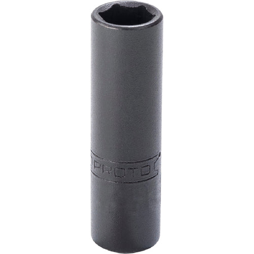 ‎Proto 1/4″ Drive Black Oxide Deep Socket 7/16″ - 6 Point - Exact Tool & Supply