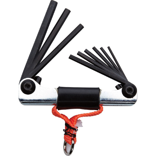 Proto Tether-Ready 9 Piece Folding Hex Key Set - Exact Tool & Supply