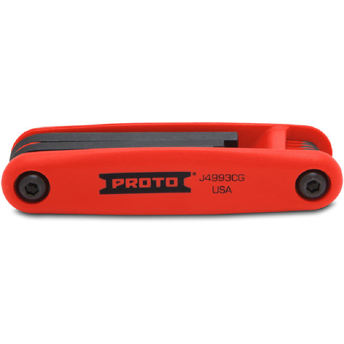 Proto 9 Piece Folding Hex Key Set - Exact Tool & Supply