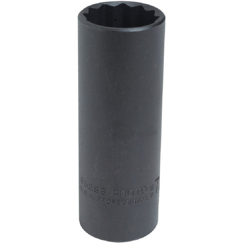 ‎Proto 1/2″ Drive Black Oxide Deep Socket 13/16″ - 12 Point - Exact Tool & Supply