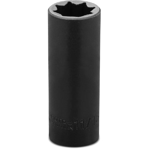 ‎Proto 1/2″ Drive Deep Impact Socket 11/16″ - 8 Point - Exact Tool & Supply