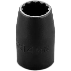 ‎Proto 1/2″ Drive Thin Wall Impact Socket 14 mm - 12 Point - Exact Tool & Supply