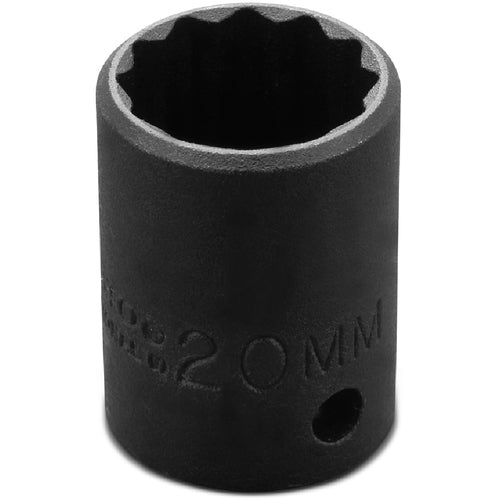 ‎Proto 1/2″ Drive Thin Wall Impact Socket 20 mm - 12 Point - Exact Tool & Supply