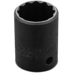 ‎Proto 1/2″ Drive Thin Wall Impact Socket 20 mm - 12 Point - Exact Tool & Supply
