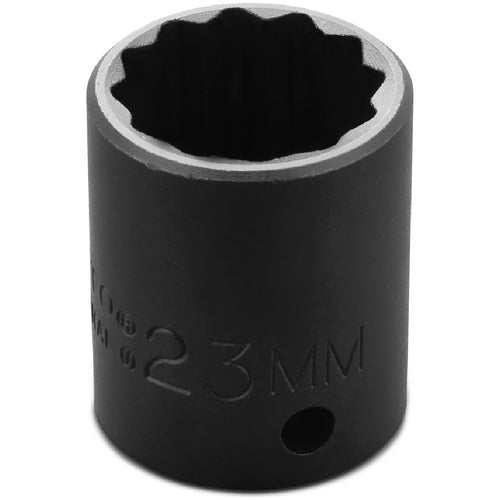 ‎Proto 1/2″ Drive Thin Wall Impact Socket 23 mm - 12 Point - Exact Tool & Supply