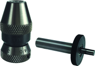 0 - 1/16" Capacity - 0JT Mount - Micro Drill Adapter w/ Keyless Chuck - Exact Tool & Supply