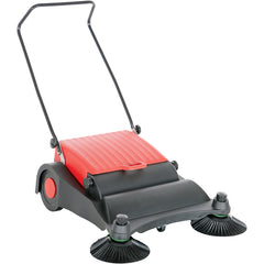 Manual Brush Sweeper Large Belt Driven - Exact Tool & Supply