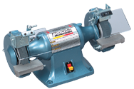 Bench Grinder- 6x3/4x1/2" Wheel; 1/3HP; 1PH; 120V Motor - Exact Tool & Supply
