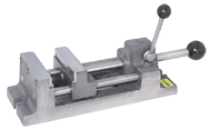 Cam Action Drill Press Vise - TS-4" Jaw Width - Exact Tool & Supply