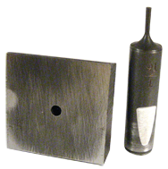 Punch & Die Set for Bench Punch - 1/2" Square - Exact Tool & Supply