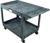 Service Cart - 37 x 25-5/8'' 2 Shelves 550 lb Capacity - Exact Tool & Supply