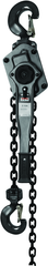 JLP-A Series 3 Ton Lever Hoist, 10' Lift & Shipyard Hooks - Exact Tool & Supply