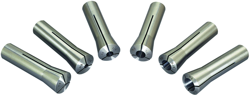 CS-R8 6-PCS R-8 COLLET SET - Exact Tool & Supply