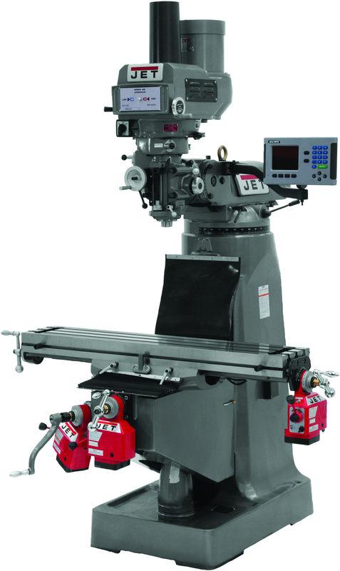 JTM-1 Mill With ACU-RITE 200S DRO and X-Axis Powerfeed - Exact Tool & Supply