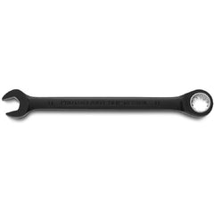 Proto Black Chrome Combination Non-Reversible Ratcheting Wrench 11 mm - Spline - Exact Tool & Supply