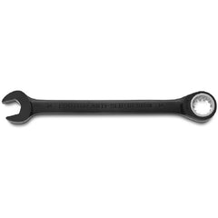 Proto Black Chrome Combination Non-Reversible Ratcheting Wrench 9 mm - Spline - Exact Tool & Supply