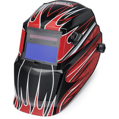 ‎Red Fierce Auto Darkening Welding Helmet Variable Shade 7-13 with Grind Mode - Exact Tool & Supply