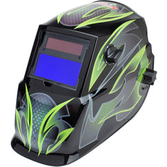 ‎Auto-Darkening Welding Helmet with Variable Shade Lens No. 9-13 (1.73 × 3.82″ Viewing Area), Galaxis Design - Exact Tool & Supply