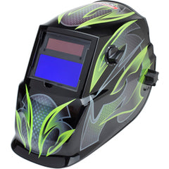 ‎Auto-Darkening Welding Helmet with Variable Shade Lens No. 9-13 (1.73 × 3.82″ Viewing Area), Galaxis Design - Exact Tool & Supply
