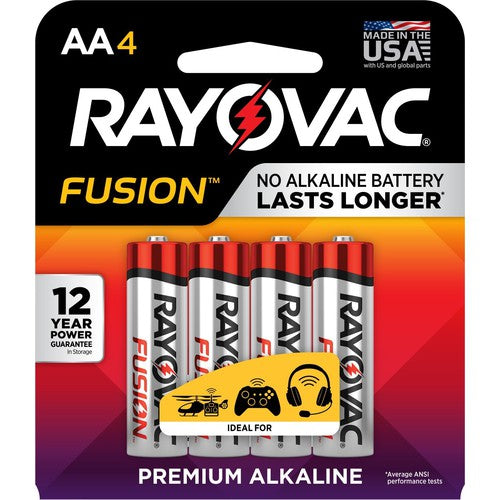 AA Fusion Alkaline Batteries-4Pk - Exact Tool & Supply