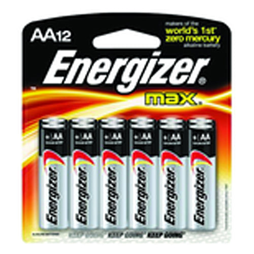 AA Max Alkaline Battery 12 Pack - Exact Tool & Supply